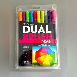 Tombow Dual Brush Pens, Bright Palette, NIB